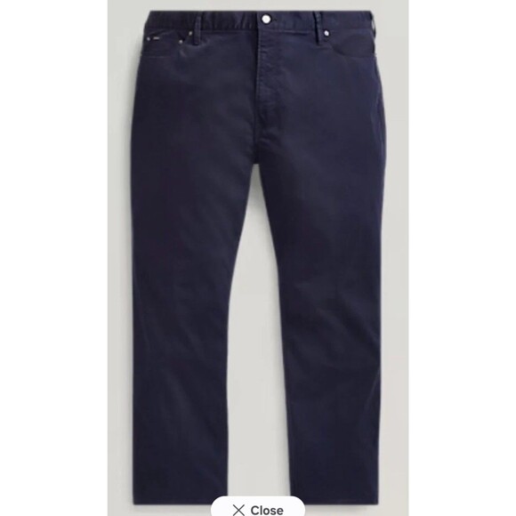 New Polo Ralph Lauren Performance Golf Tailored Fit Twill Pants $115 50BX30 Navy - Picture 5 of 9